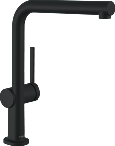 Змішувач для кухні Hansgrohe Talis M54, довж.виливу - 215мм, поворотний, 1важіль, KM270, матовий чорний №2
