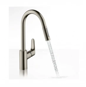 Змішувач для кухні Hansgrohe Focus M41, довж.виливу - 235мм, витяжний, 1важіль, KM240, сталь №3
