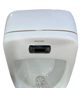 Пісуар підвісний Mixxus Premium BEVEL-1001 390x395x795mm з ІЧ-датчиком автоматичного змиву (MP66 №6