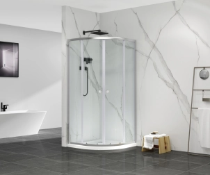 Душова кабіна без піддону Mixxus Premium DIVERSE SC01-90x90x195-TR Chrome прозоре скло 5мм (M №1