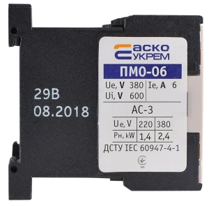 Пускач ПМ 0-06-01 М7 230В (LC1-K0601) №5