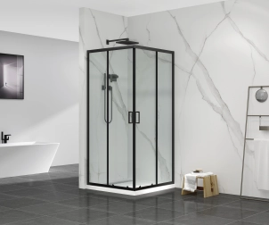 Душевая кабина Без поддона Mixxus Premium DIVERSE SC02-90x90x195-TR Black прозрачное стекло 5мм (MI №1