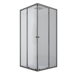 Душова кабіна з низьким піддоном Mixxus CUBIC SCT01-90x90x195-TR GRAPHITE прозоре скло 4мм (MI №5