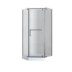 Душова кабіна з низьким піддоном Mixxus LINES SCT01-90x90x198-TR GRAPHITE прозоре скло 6мм (MI №3