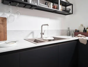 Змішувач для кухні Hansgrohe Talis M54, довж.виливу - 215мм, витяжний, 1важіль, KM270sBox, матовий чорний №4