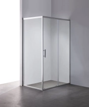 Душевая кабина Без поддона Mixxus HARD SC01-120x80x185-TR CHROME прозрачное стекло 5мм (MI6912)
