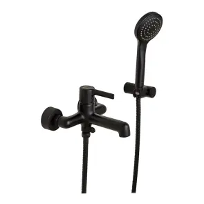 Смеситель Для ванны Haiba Markus 009 Euro Black (HB3975) №4
