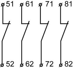 Додатковий контакт ДК-04 (LA1-D04) №3