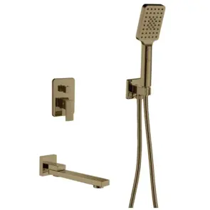 Встраиваемая душевая система Haiba KUBUS 009 (INNER) BRUSHED GOLD (HB9629) №1