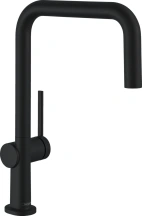 Смеситель для кухни Hansgrohe Talis M54, длина излива - 216мм, поворотный, 1рычаг, KMU220, матовый черный