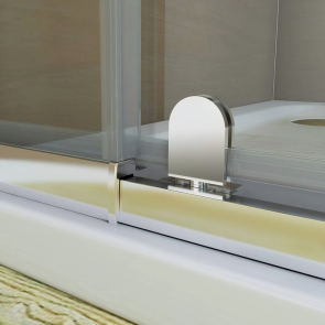 Душова кабіна без піддону Koer SR SC05-90x90x195-TR-01 прозоре скло Easy Clean 6мм, хром (KR5 №3