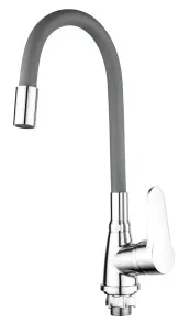 Смеситель Для кухни Mixxus Elvis 014 (Nut) Refl.Grey (без подводки) (MI6307) №1