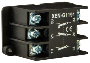 Блок-контакт XEN-G1191 к XAL-B3, 1NO+1NC+1NO (2 скорости) №2