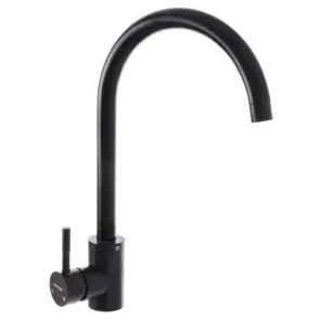 Кухонний змішувач чорний Mixxus SUS 011-2 (SS0003) №1