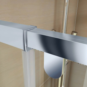 Душова кабіна без піддону Koer SR SC05-90x90x195-TR-01 прозоре скло Easy Clean 6мм, хром (KR5 №10