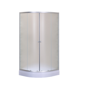 Душевая кабина с низким поддоном Mixxus PLAIN SCT02-90x90x195-FB SATIN матовое стекло 4мм (MI6896) №5