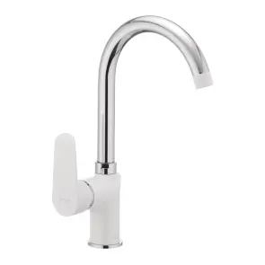 Кухонный смеситель белый Mixxus Colorado 014 (MI1641) №1