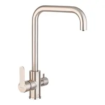Смеситель Для кухни Mixxus DAX-021-G из нерж. стали SUS304 с вых. для питьевой воды (MI6077)