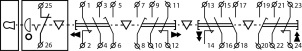 Пост кнопковий XAL-B3-491 №5