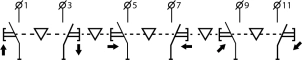 Пост 6* кнопковий COB63 №4
