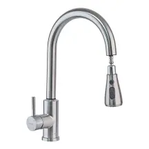 Змішувач для кухНі сенсорний з висувною лійкою Mixxus LUX-014 Sensor (нерж. сталь) (MI6230)