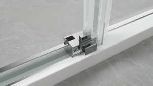 Душова кабіна без піддону Koer SR SC03-90x90x200-TR-01 прозоре скло Easy Clean 6мм, хром (KR5 №8