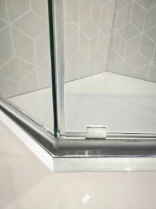 Душова кабіна без піддону Koer SR SC06-90x90x200-TR-01 прозоре скло Easy Clean 8мм, хром (KR5 №3