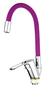 Смеситель Для кухни Mixxus FANY 011 (Nut) Refl.Purple (без подводки) (MI6291) №1