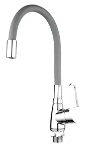 Смеситель Для кухни Mixxus Elba 014 (Nut) Refl.Grey (без подводки) (MI6308) №1