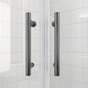 Душова кабіна без піддону Koer SR SC04-90x90x195-TR-07 прозоре скло Easy Clean 5мм, графіт (K №5