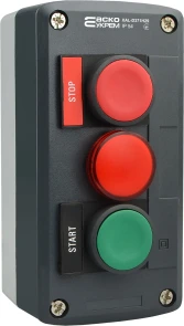 XAL-D371H29 Пост трехместный "Старт-Стоп-Сигнальная арм." №1