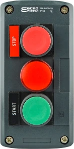 XAL-D371H29 Пост трехместный "Старт-Стоп-Сигнальная арм." №2