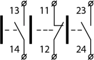 XAL-B324 Пост трехместный "Вверх - Стоп - Вниз" №6