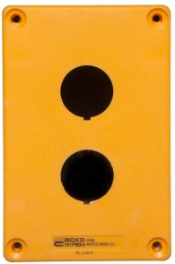 Корпус HJ9-2 (2-місний) жовтий №5