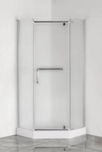 Душова кабіна з низьким піддоном Mixxus LINES SCT01-90x90x198-TR CHROME прозоре скло 6мм (MI69