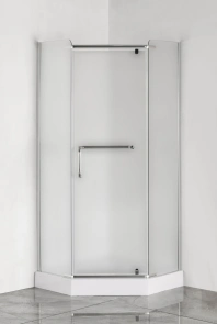 Душова кабіна з низьким піддоном Mixxus LINES SCT01-90x90x198-TR CHROME прозоре скло 6мм (MI69 №1