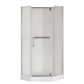 Душова кабіна з низьким піддоном Mixxus LINES SCT01-90x90x198-TR CHROME прозоре скло 6мм (MI69 №3