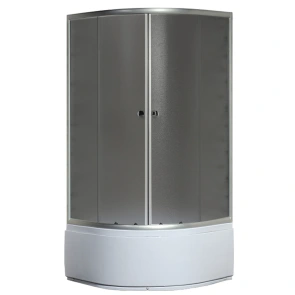 Душова кабіна з високим піддоном Mixxus PLAIN SCT01-90x90x195-GR SATIN сіре тоноване скло 4 №3