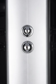 Бокс душовий без гідромасажу Mixxus STRONG SB02-90x90x215-FB SATIN з низьким піддоном (MI6886) №6