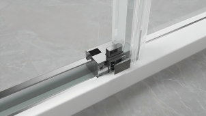 Душова кабіна без піддону Koer SR SC03-90x90x200-TR-07 прозоре скло Easy Clean 6мм, графіт (K №3