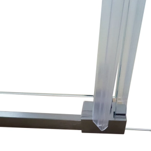 Душова кабіна без піддону Koer SR SC03-90x90x200-TR-07 прозоре скло Easy Clean 6мм, графіт (K №7