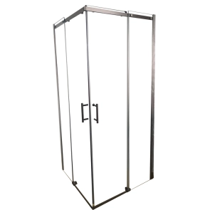 Душова кабіна без піддону Koer SR SC03-90x90x200-TR-07 прозоре скло Easy Clean 6мм, графіт (K №8