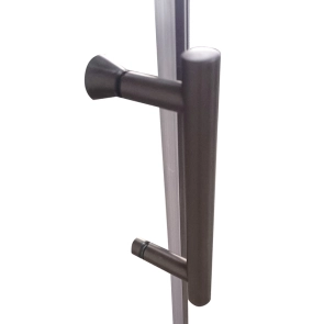 Душова кабіна без піддону Koer SR SC03-90x90x200-TR-07 прозоре скло Easy Clean 6мм, графіт (K №9