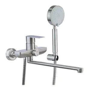 Змішувач для ванної Mixxus WEL-006 (Euro) (нерж. сталь) (MI6227) №1