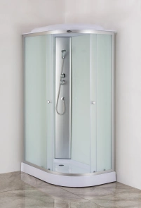 Бокс душовий без гідромасажу Mixxus WAVE SB02-120x80x215-L-FB SATIN з низьким піддоном (MI6892) №2