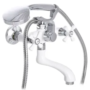 Змішувач для ванни Mixxus Omega 142 White (MI2769) №1