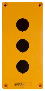 Корпус HJ9-3 (3-місний) жовтий №4