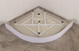 Душевая кабина с низким поддоном Mixxus PLAIN SCT02-90x90x195-GR SATIN серое тонированное стекло 4м №3