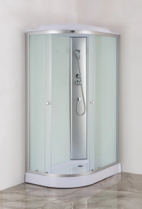 Бокс душовий без гідромасажу Mixxus WAVE SB02-120x80x215-R-FB SATIN з низьким піддоном (MI6893) №3