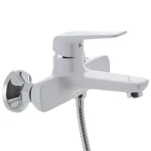 Змішувач для ванни з коротким зливом Mixxus Oregon 009 Euro Білий (MI5794) №1